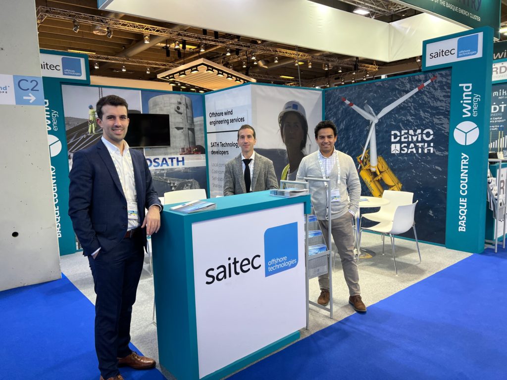 Saitec Offshore team at WindEurope Electric City 2021